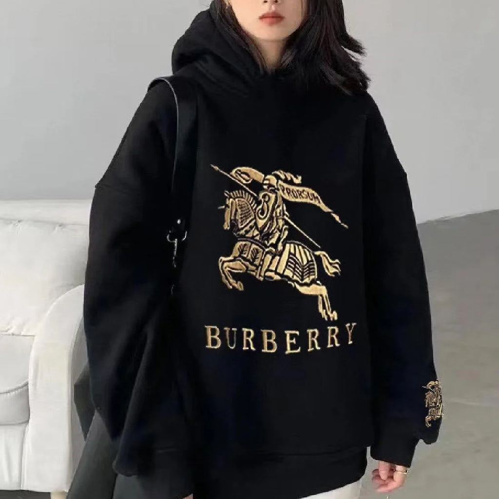 Spring new embroidery couple models hooded sweatshirt 3D-1025021218
