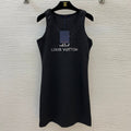 New Embroidery Slim Vest Dresses 1025070206