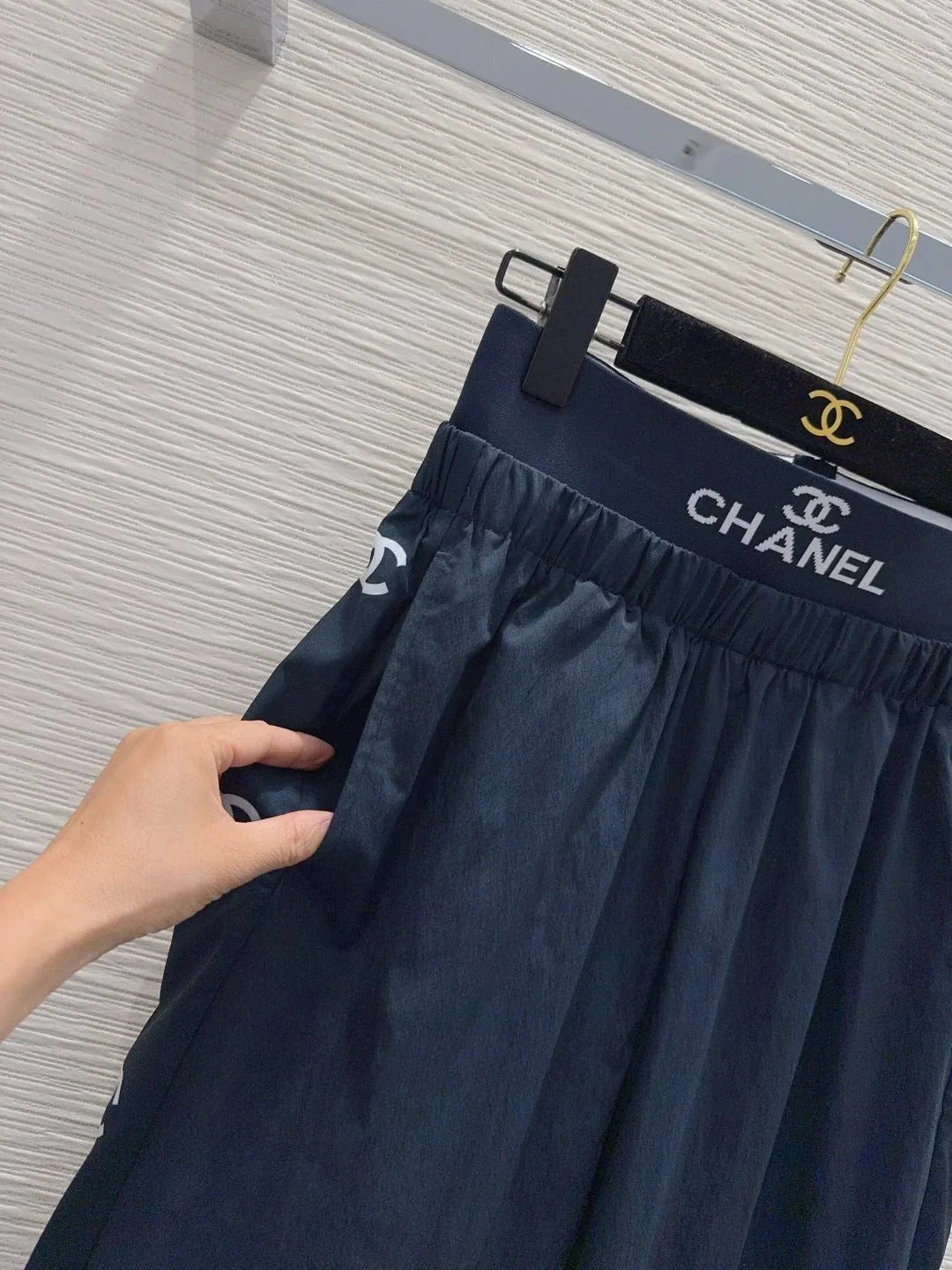 CHA 2026 Wide-leg Trouser With Waistband Cotton Nylon 827713