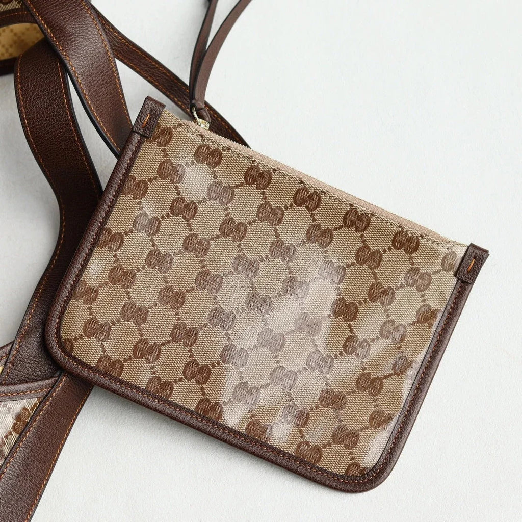 GG  2026 Giglio Shoulder Bag 60cm Brown Green Red Calfskin