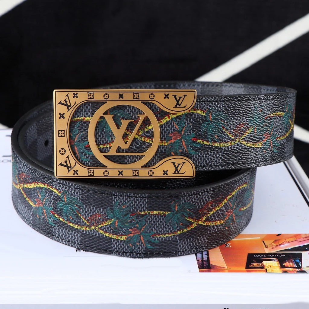LV Luxury Genuine Leather Men’s Belt 1025010909