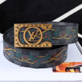 LV Luxury Genuine Leather Men’s Belt 1025010909