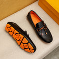 Men's Fashion Versatile V LOGO Loafers