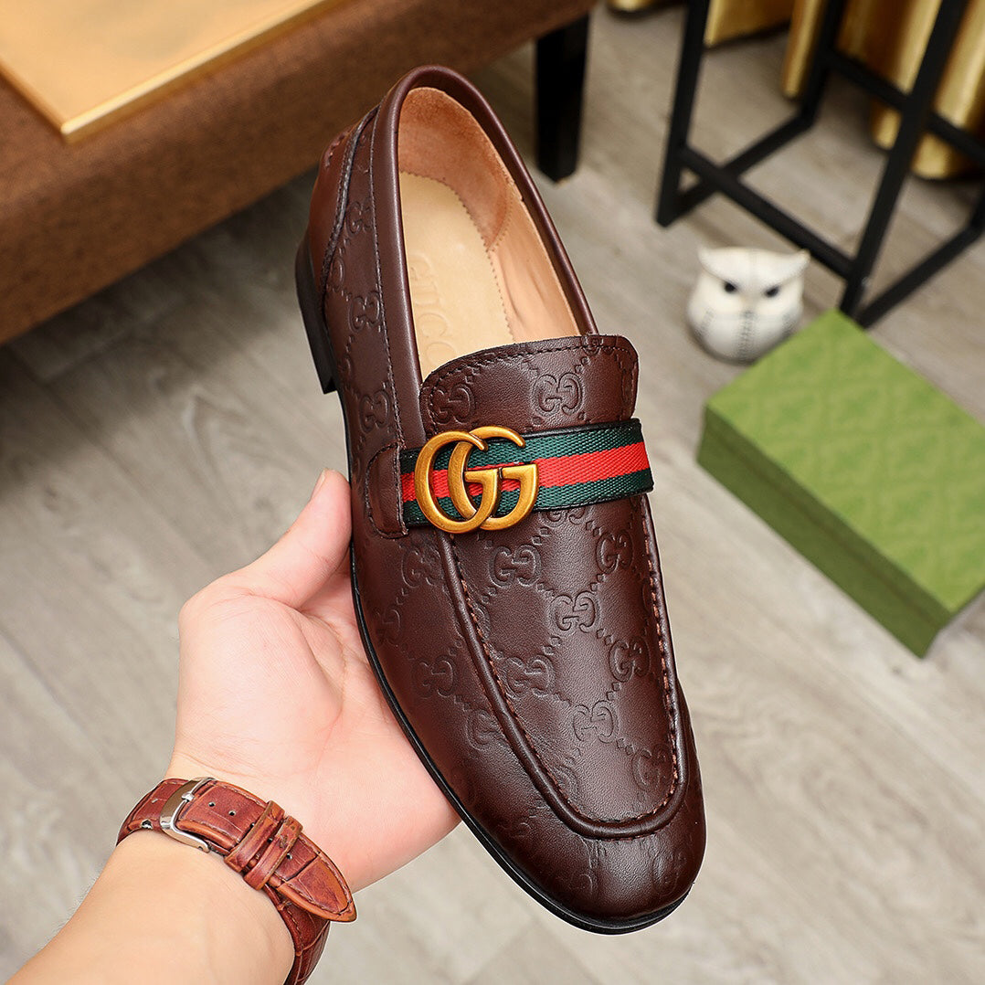 Men's genuine leather handmade classic fashion loafers