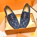 New brand classic design pattern slip-on shoes
