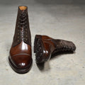 British new gentleman lace-up boots
