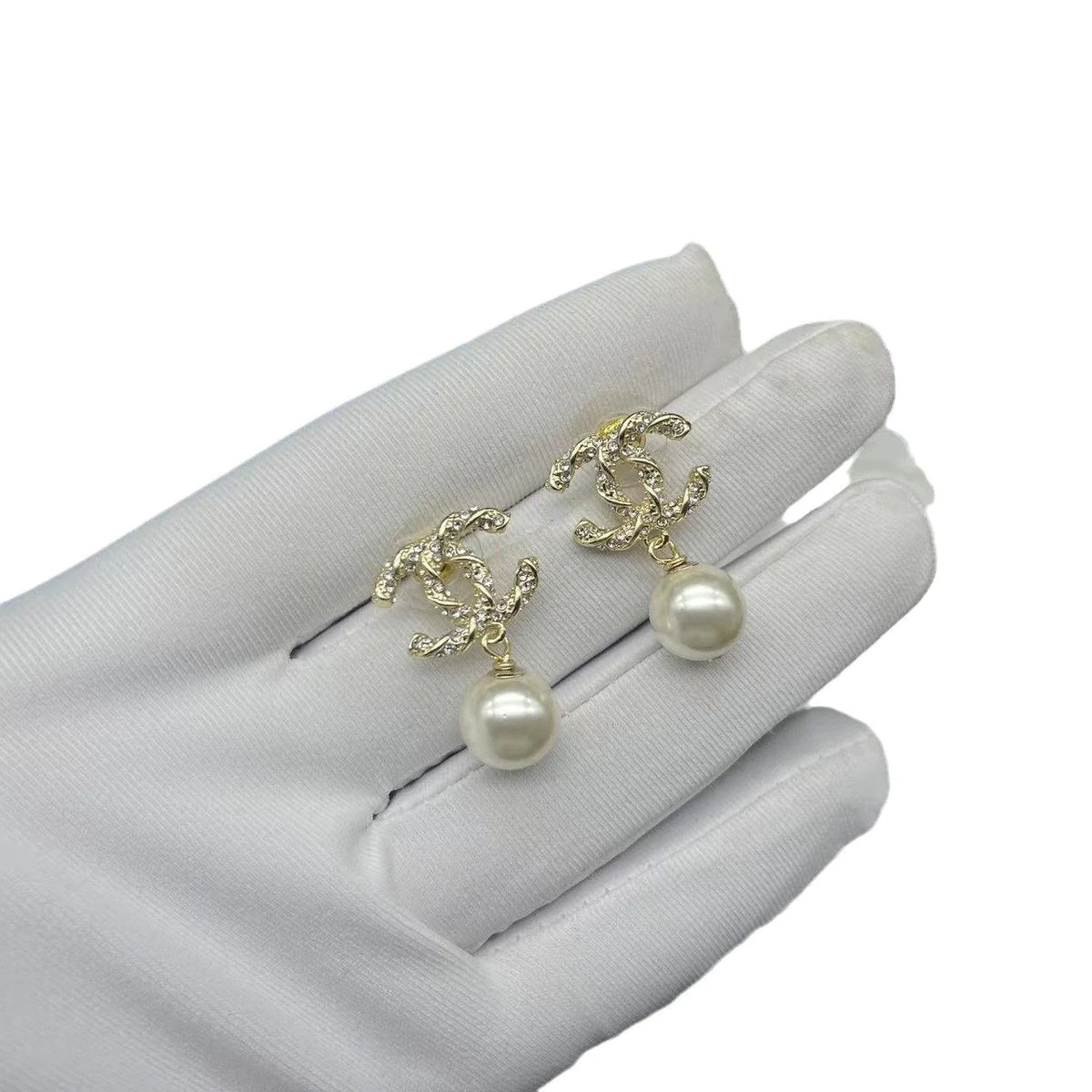 Fashionable Tassel Full Diamond Earrings 1024010313