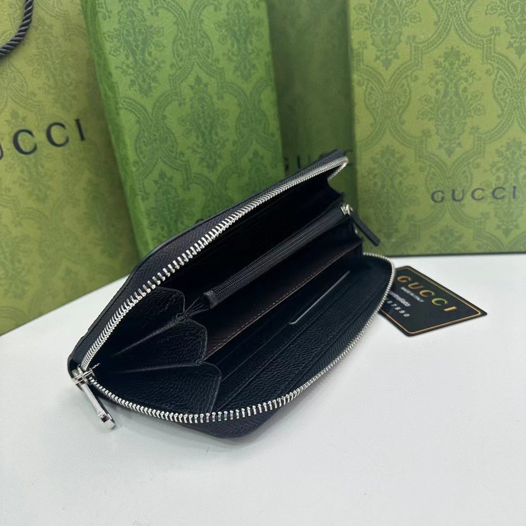 G Pattern Metal Buckle Zipper Wallet 0424052809