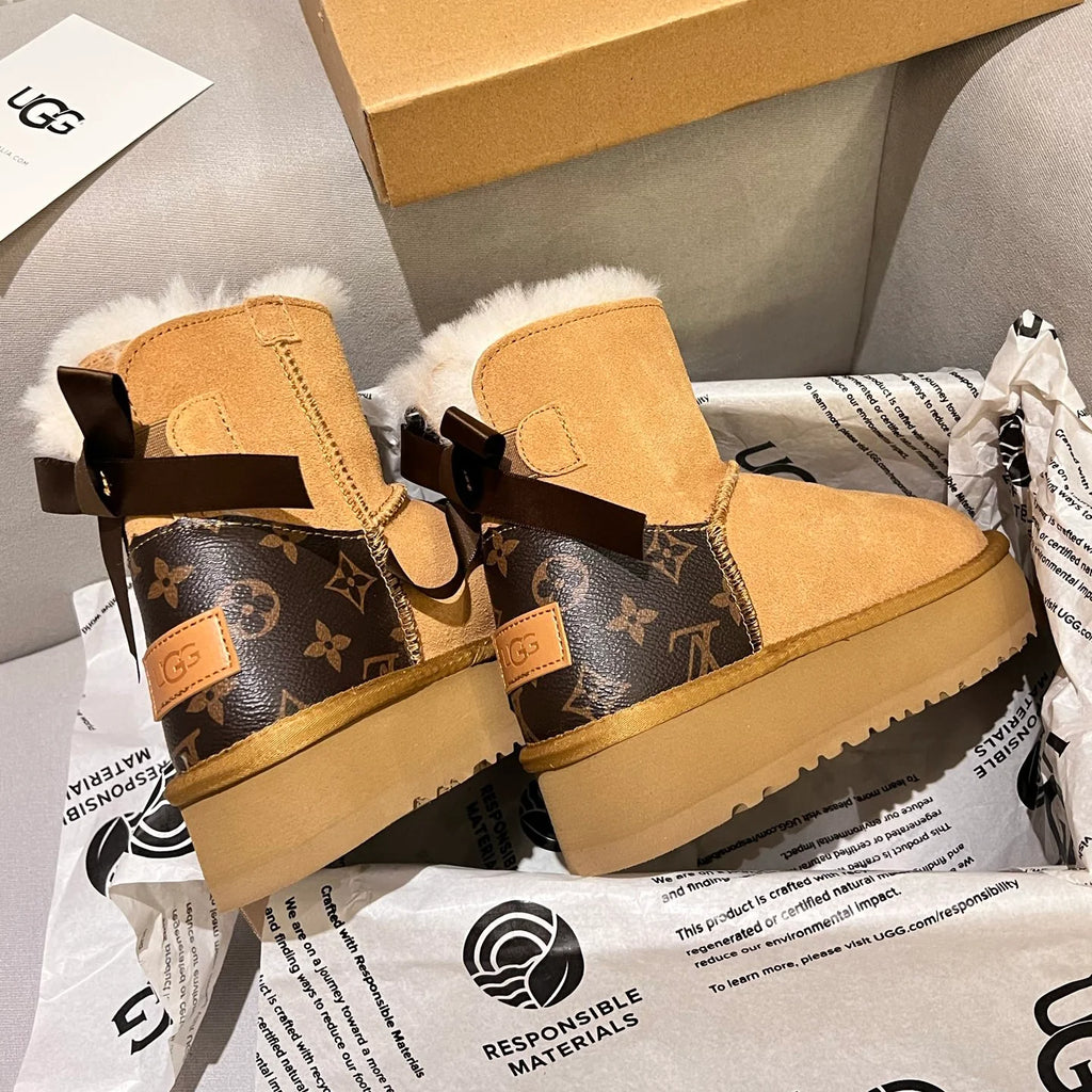 Classic versatile collaboration snow boots 1025101723