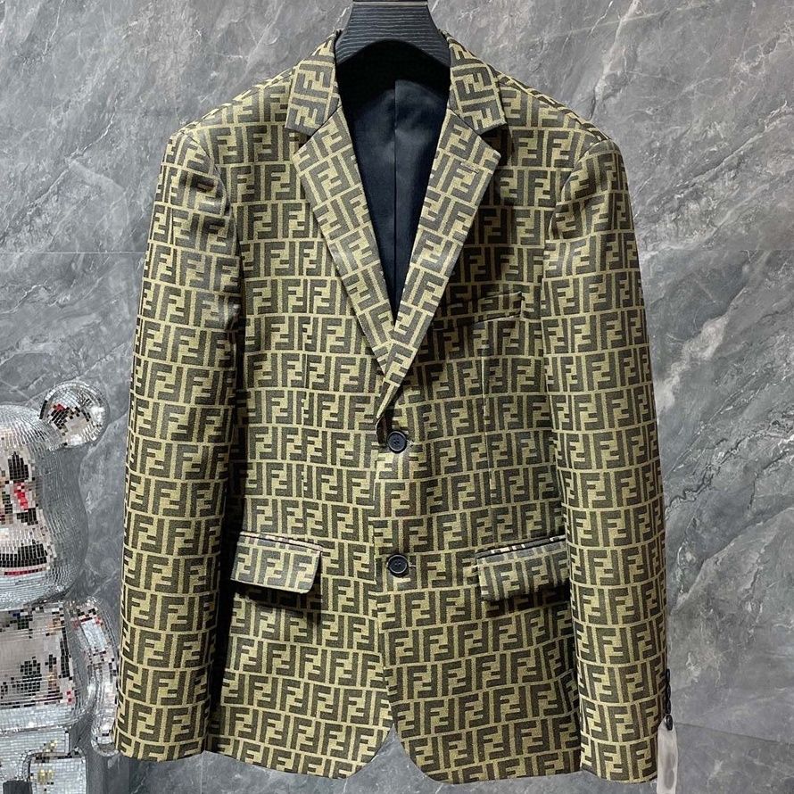 Yellow F High-end Trendy Casual Suit PD02032404