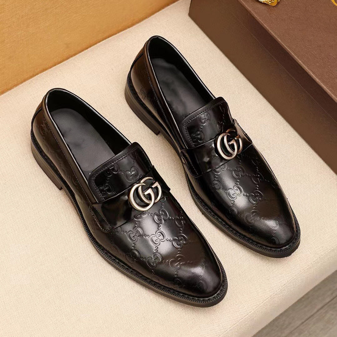Senior master designs luxurious loafers and leather shoes