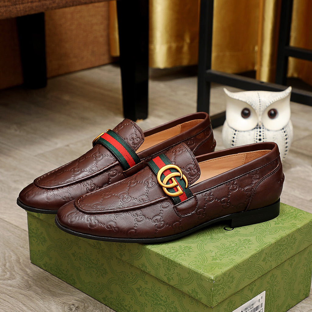 Men's genuine leather handmade classic fashion loafers
