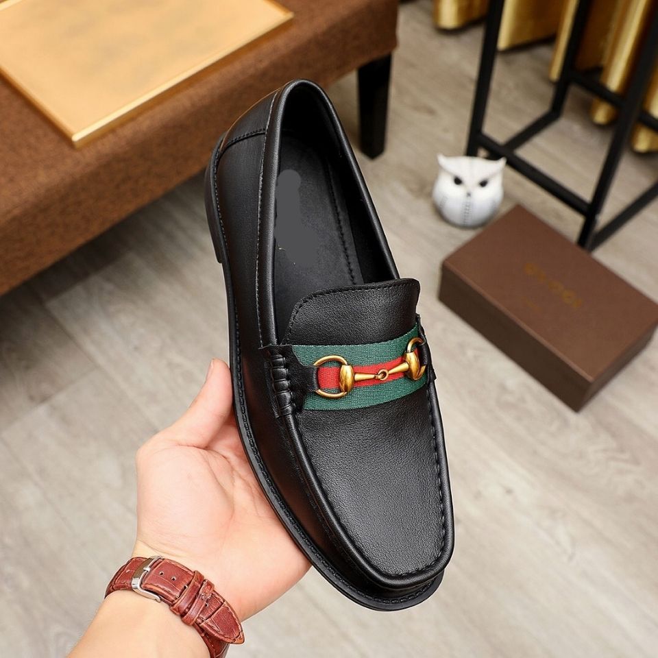 New G Logo Classic Style All-Match Men's Loafers-PD0523041101