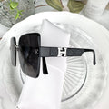 New Sunglasses Women's Frameless Anti-ultraviolet Gradient Two-color Sunglasses 1024062705