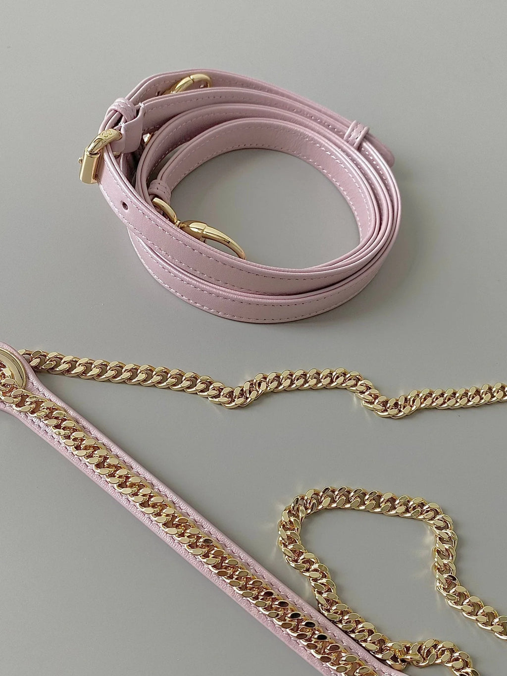 MINI LADY 17 MY ABC POWDER PINK LAMBSKIN
