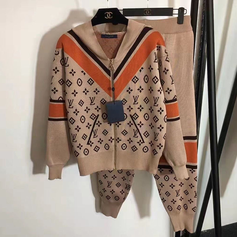 New fashion knitted casual set PD1023101801