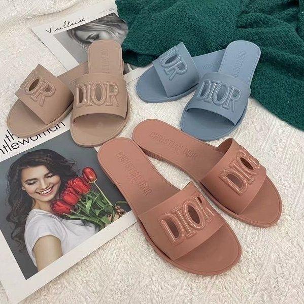 New Style Slip-on Princess Wind Quick Dry Beach Flat Sandals And Slippers 1024062815