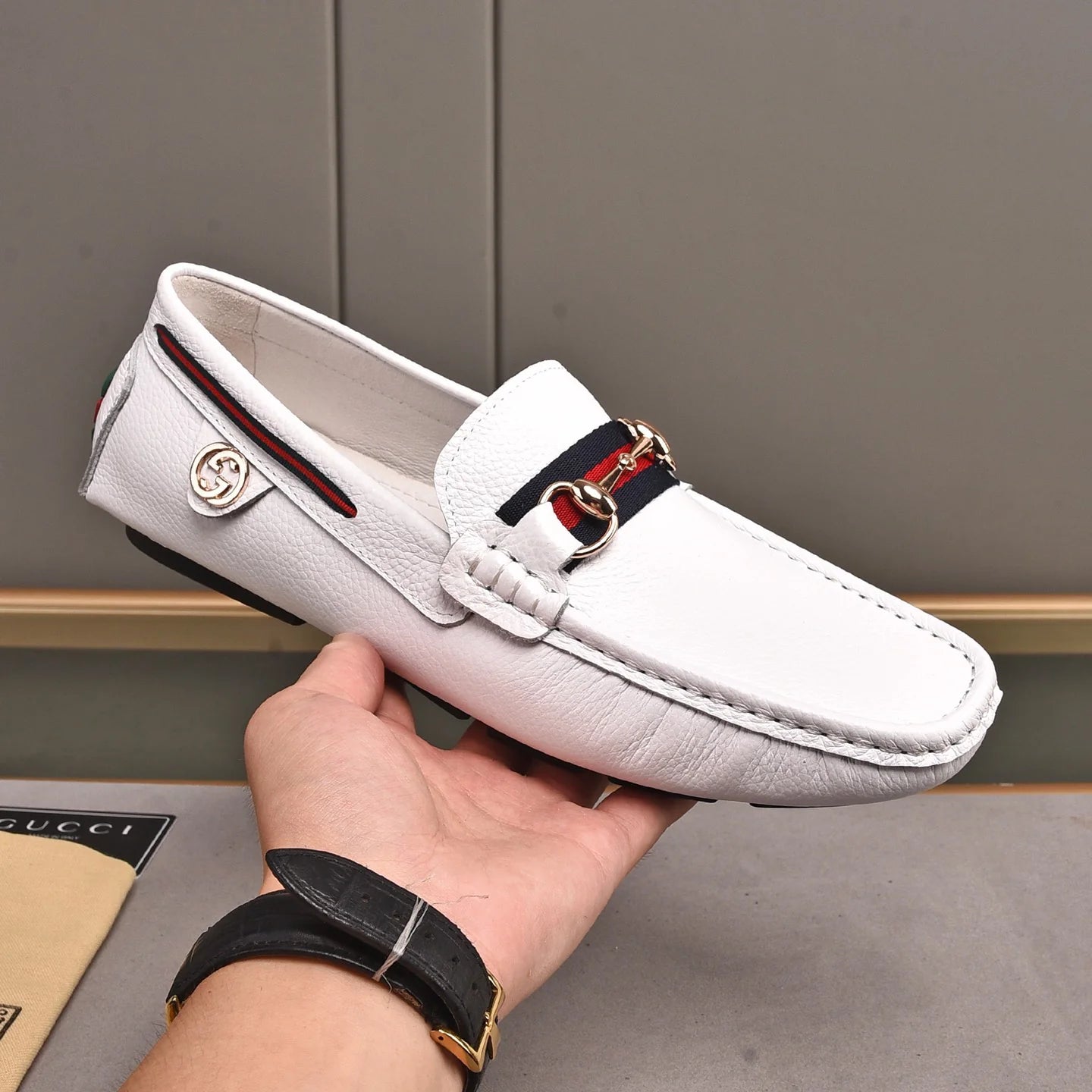 Luxury Old Flower Men's Loafers 1025060510
