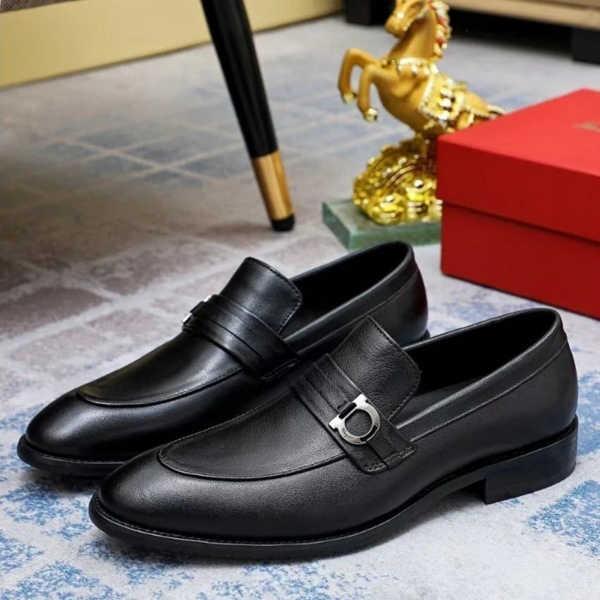 Business Formal One Foot Stirrup Loafers 1025062505