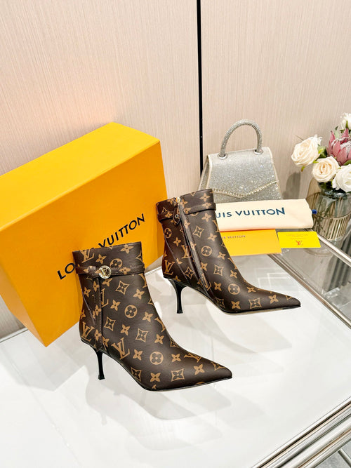 24 Latest High Heeled Ankle Boots for Ladies XC0424100801