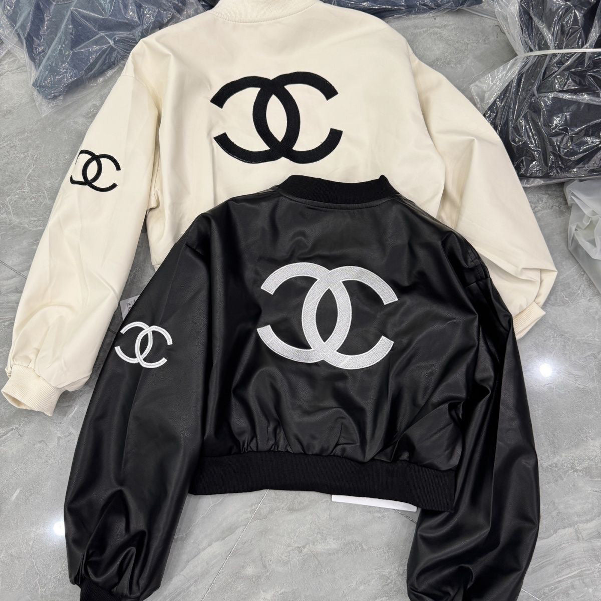 CHA Luxury Short Leather Jacket PD1026081506
