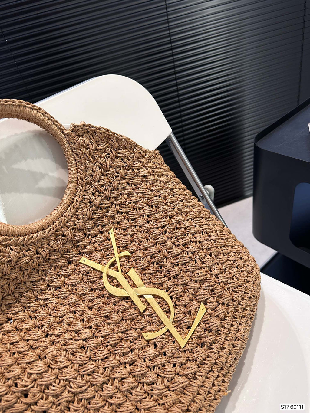YSL Summer Fashion Straw Tote Bag 0724041110