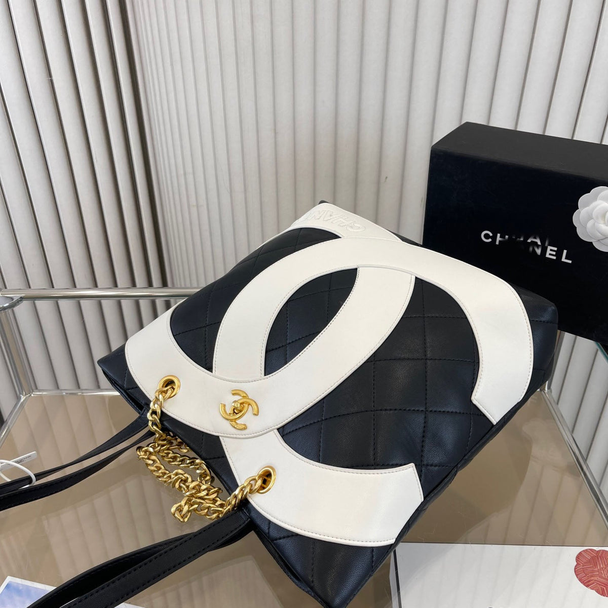 Black White Luxury Design Bag WLFBG23021720