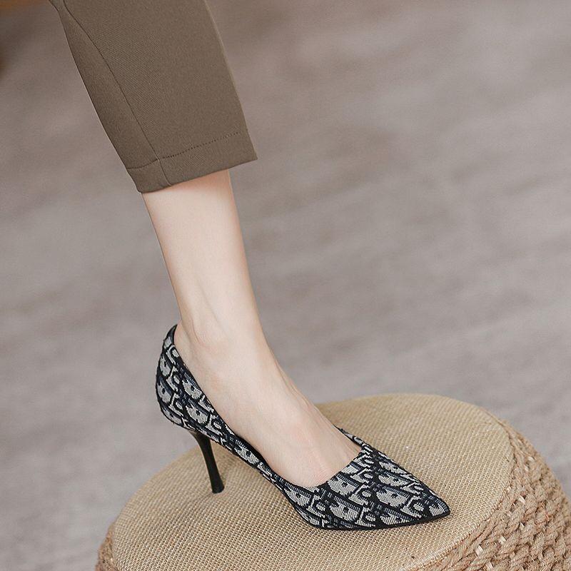 Fashion and versatile casual women's high heels 1023120610