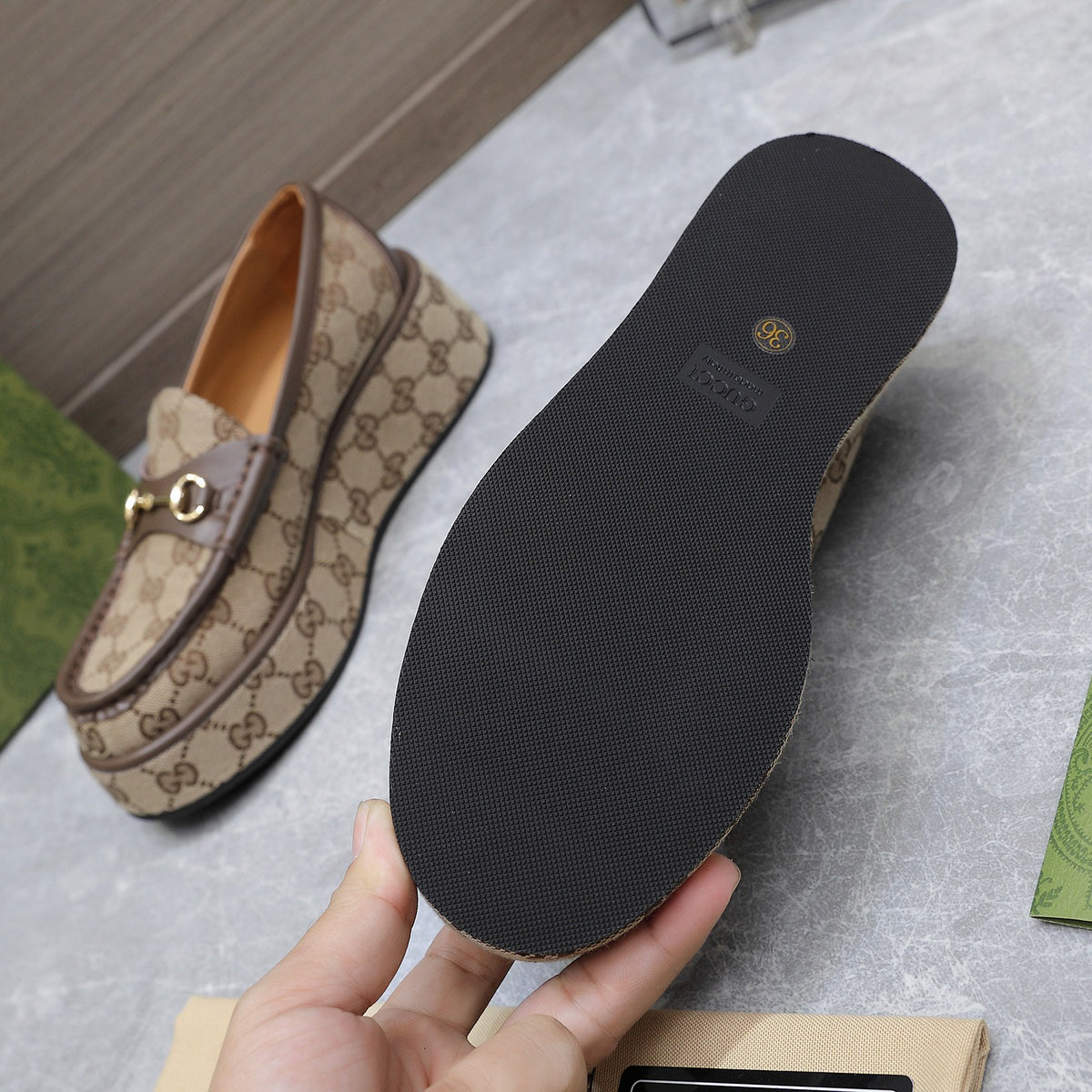 New Luxury G Platform Slip-on Shoes 0424082622