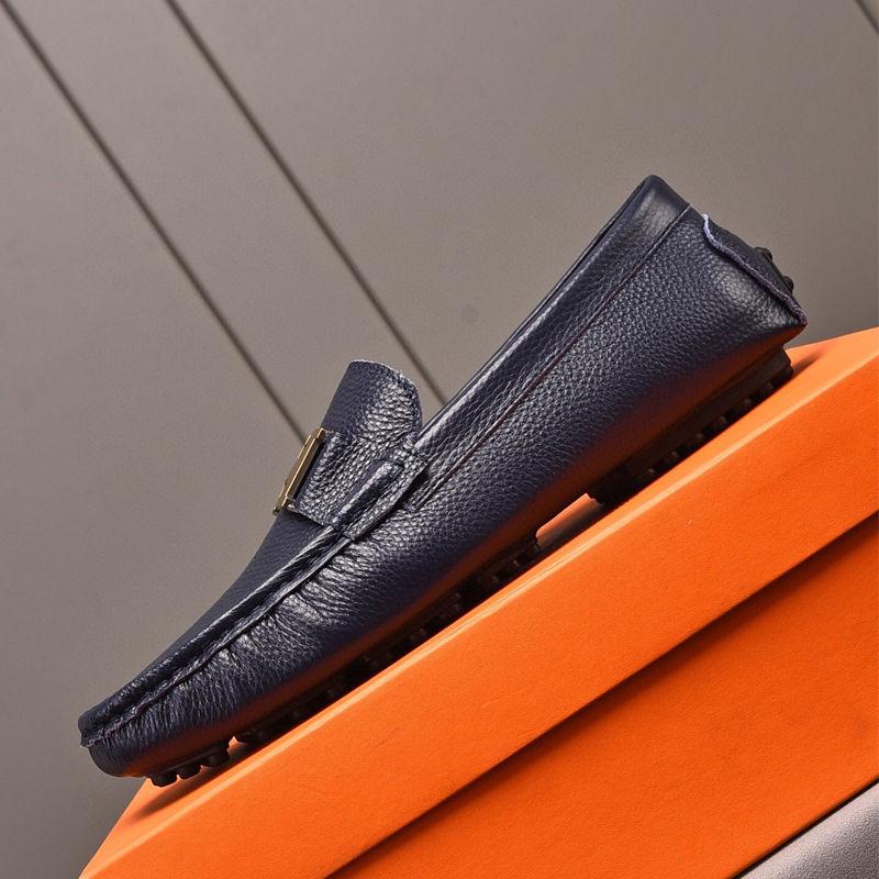 New Leather Casual Men's Shoes Comfortable Slip-on Loafers 1024031518