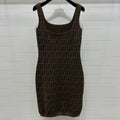 FD Jacquard Knit Vest Dress 1025051914