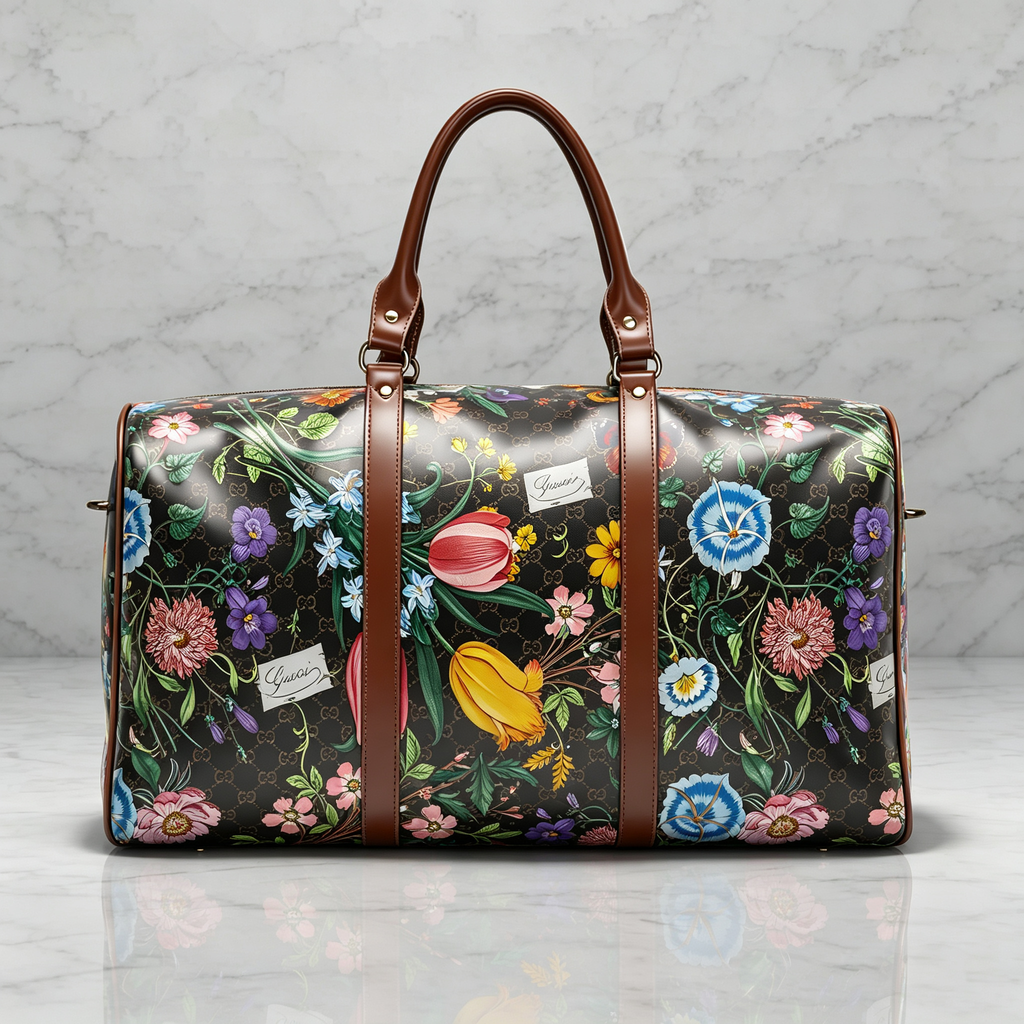 New Stylish Leather GG Travel Bag 3D1326091831