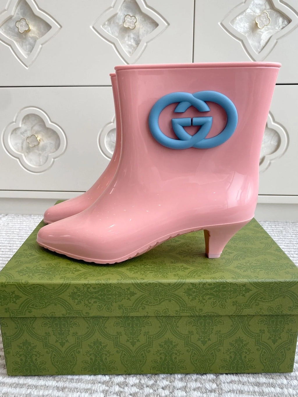 GC Women's Ankle With Interlocking G Boot Rubber 291028