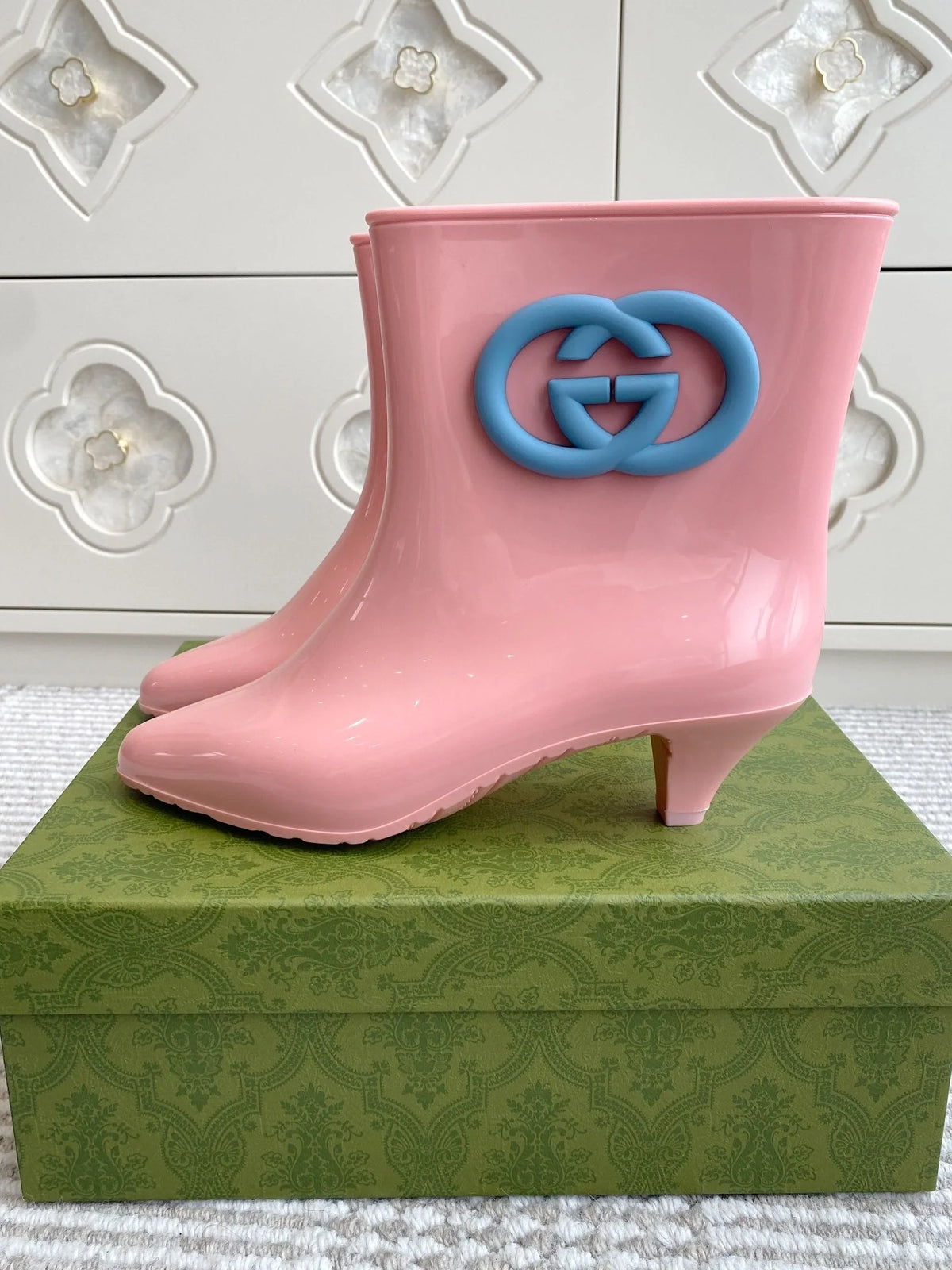GC Women's Ankle With Interlocking G Boot Rubber 291028