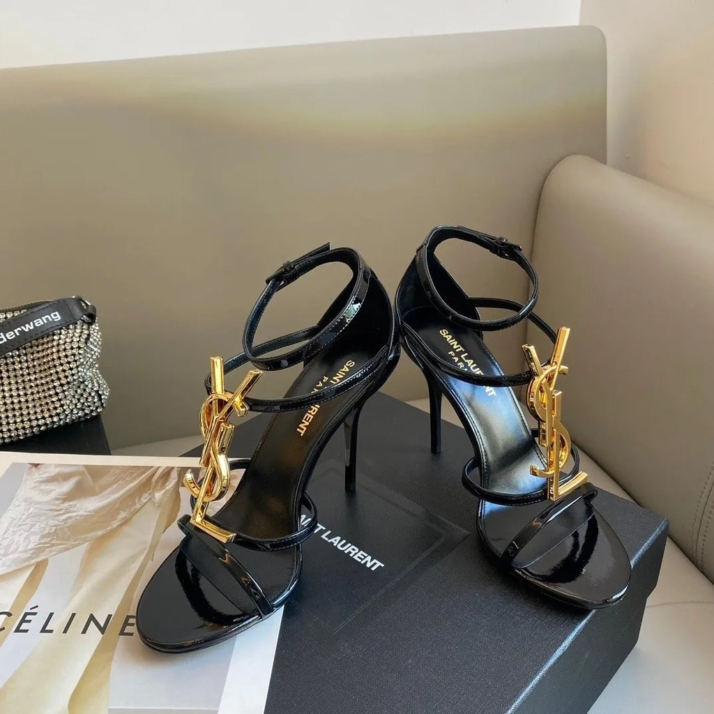 New one-piece sandals with sexy slim high heels 1025032414