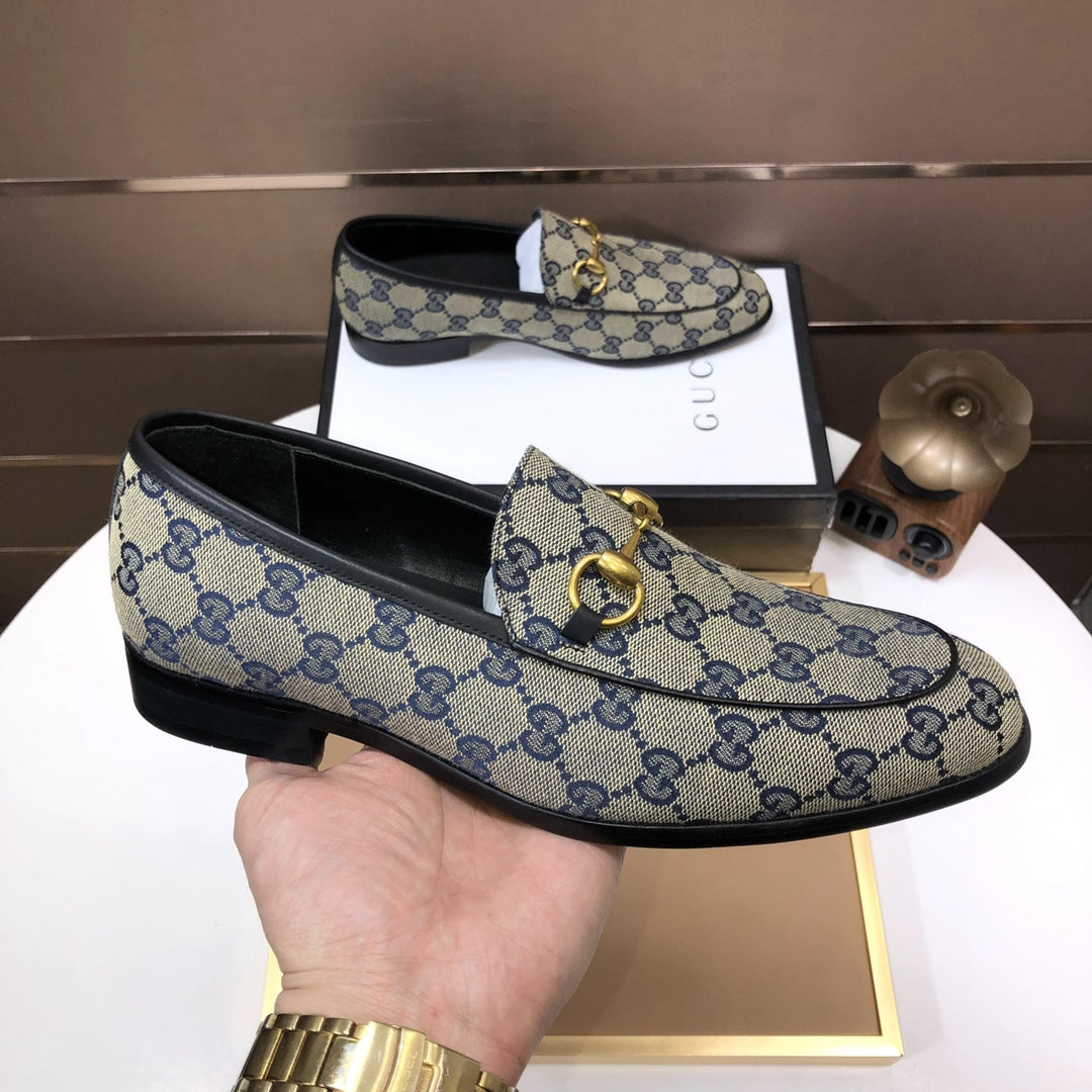 G-print premium casual loafers