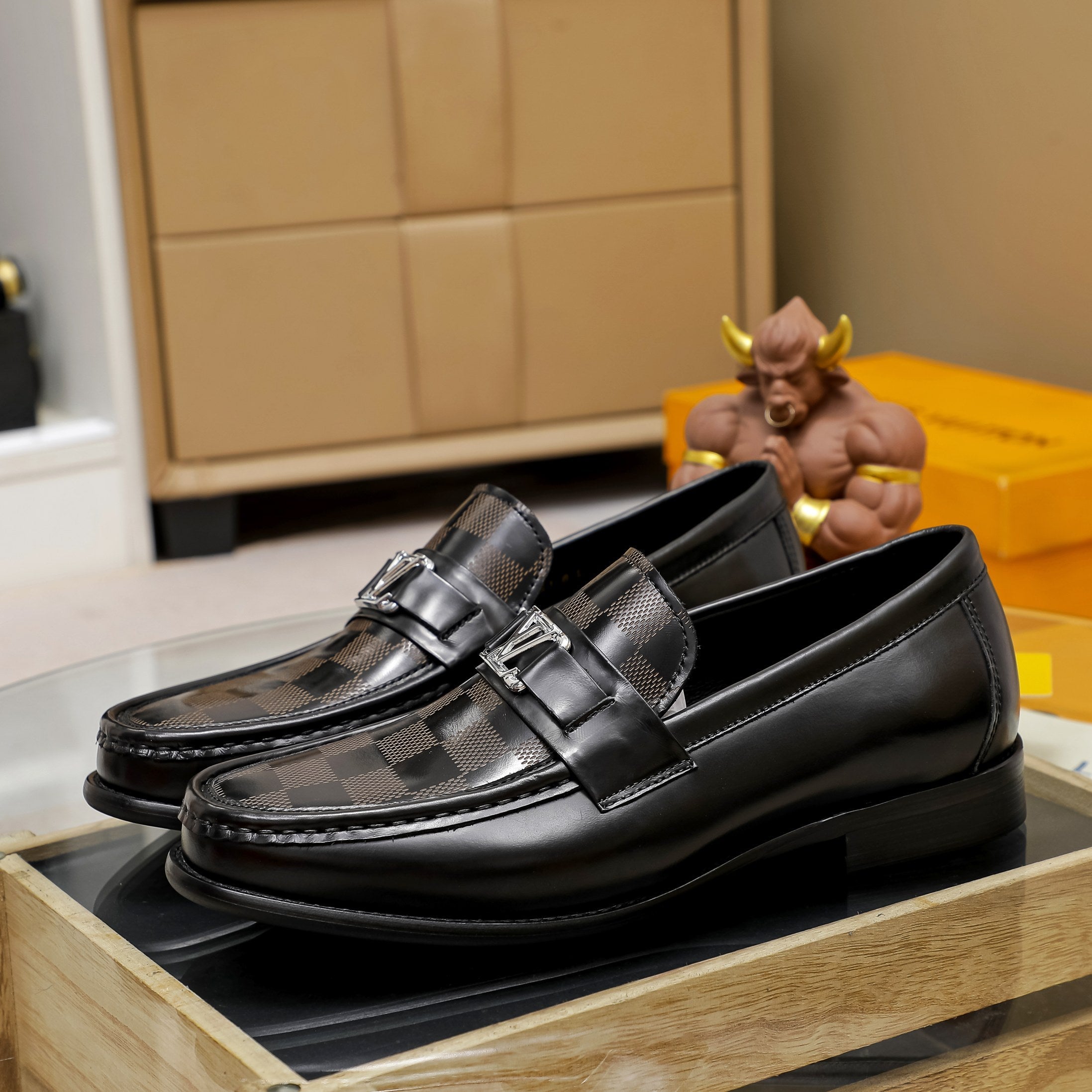 Men's casual business leather shoes XC0823072809