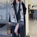 Alphabet cashmere double-sided warm and versatile shawl scarf PD0823112117