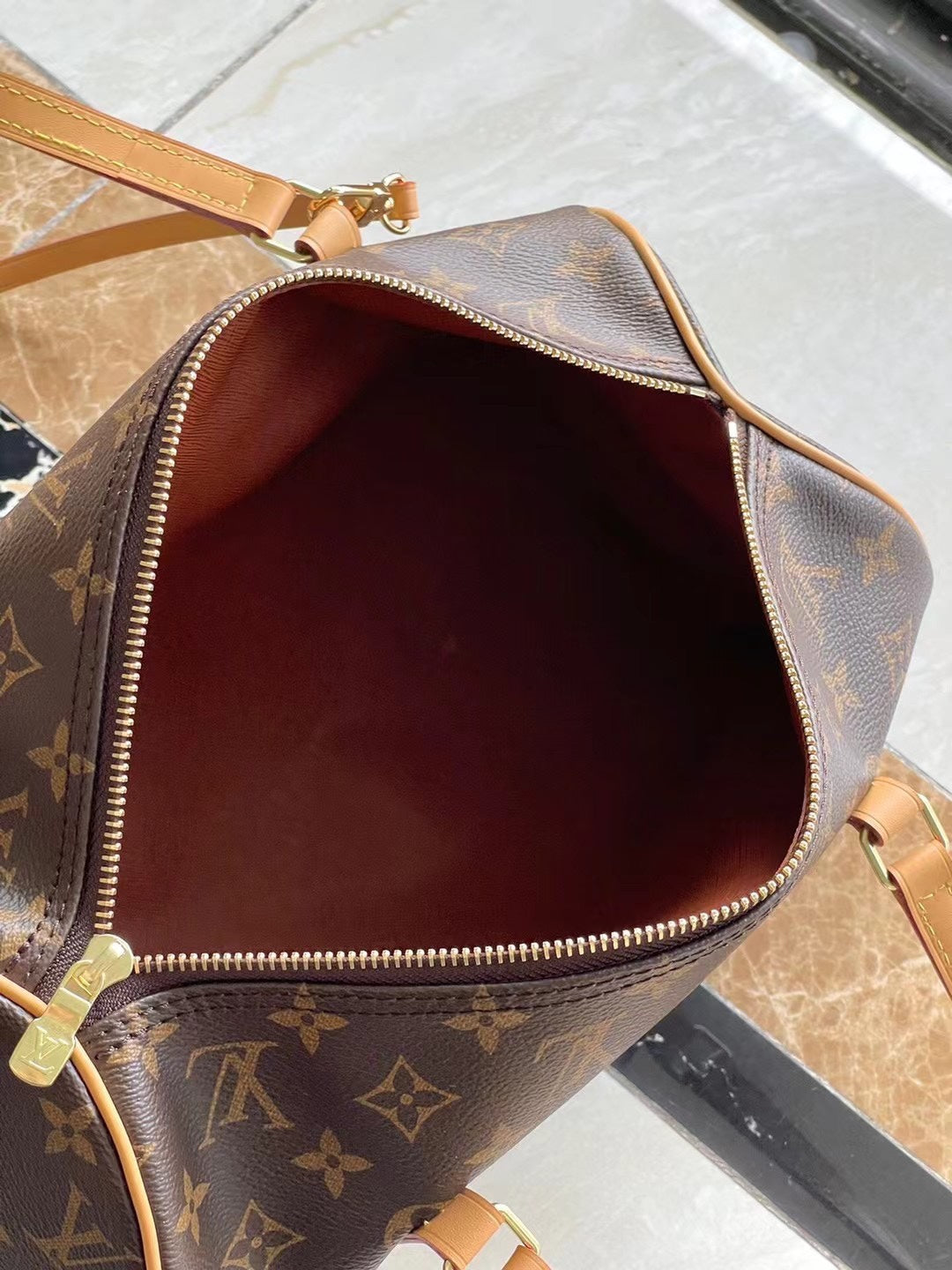 Popular large retro VINTAGE cylindrical mother-and-child bag M51385 0424101411