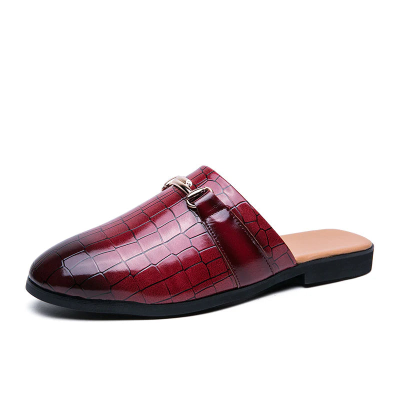 2026 fashion semi-support shoes trend outer wear heelless men's shoes