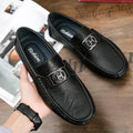 Trendy Casual All-match Leather Loafers 1024051509