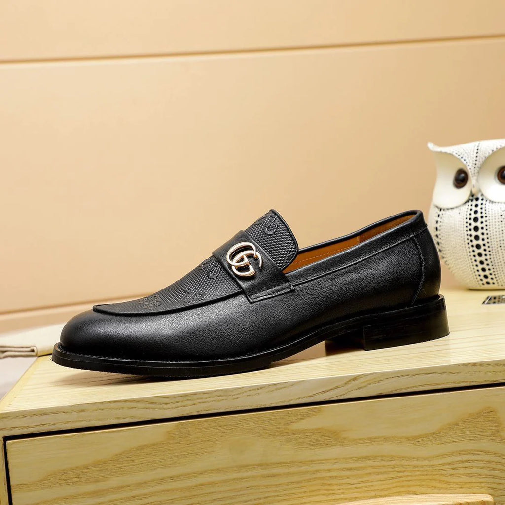 High-end Explosions Genuine Leather Slip-on Printed Breathable Thin Leather Shoes 1024032115