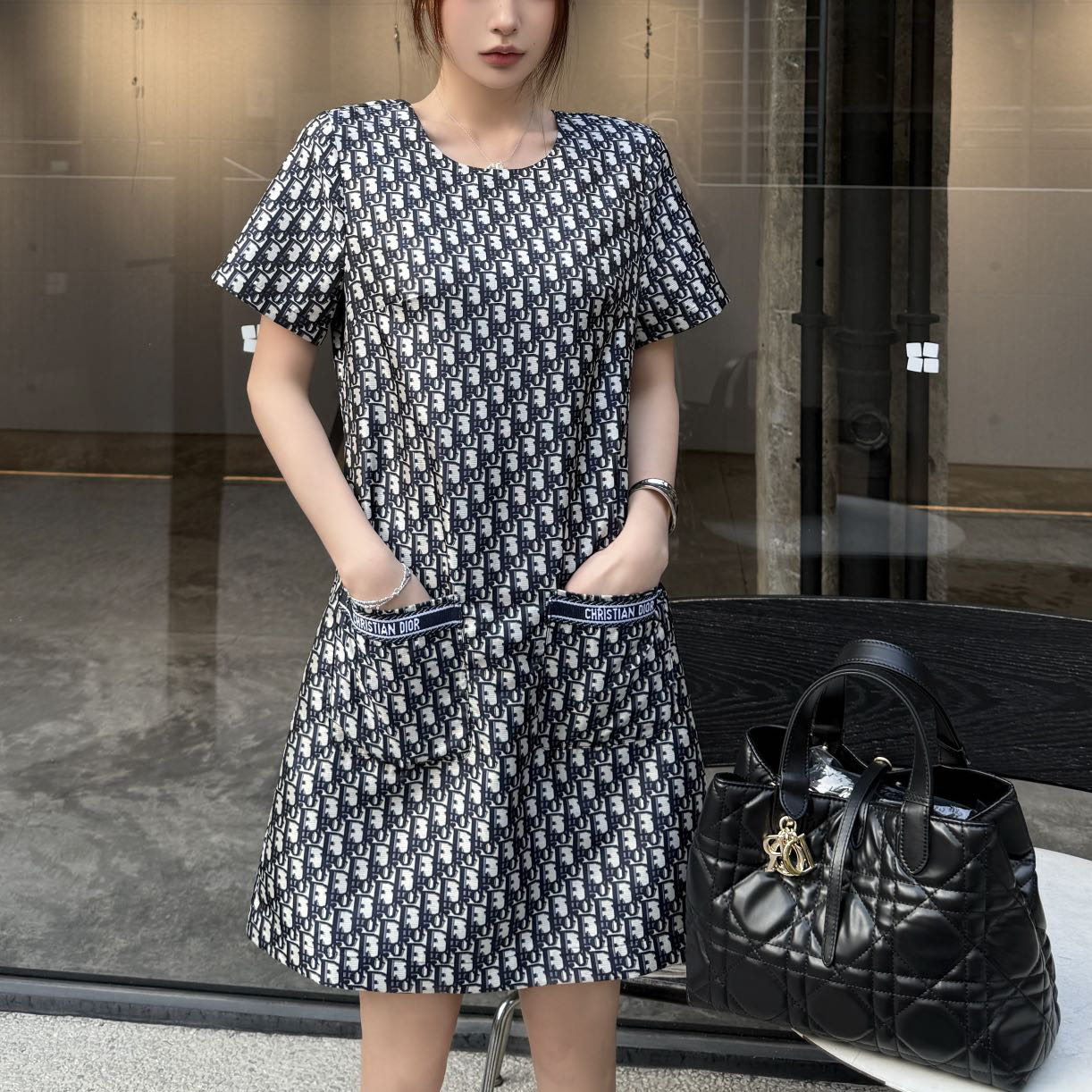 New D Logo Fashion Women's DressXC052025042809