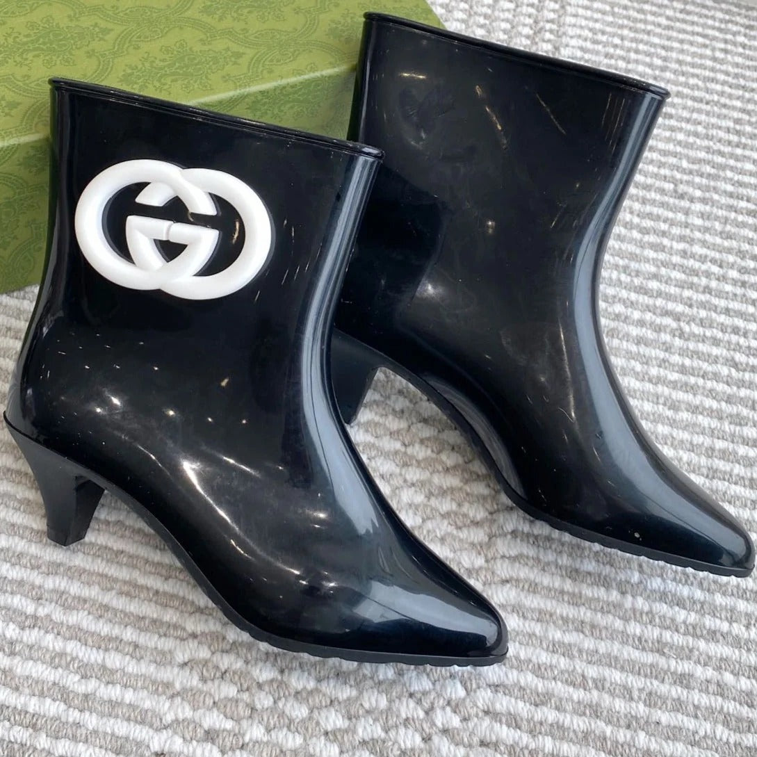 GC Women's Ankle With Interlocking G Boot Rubber 291028