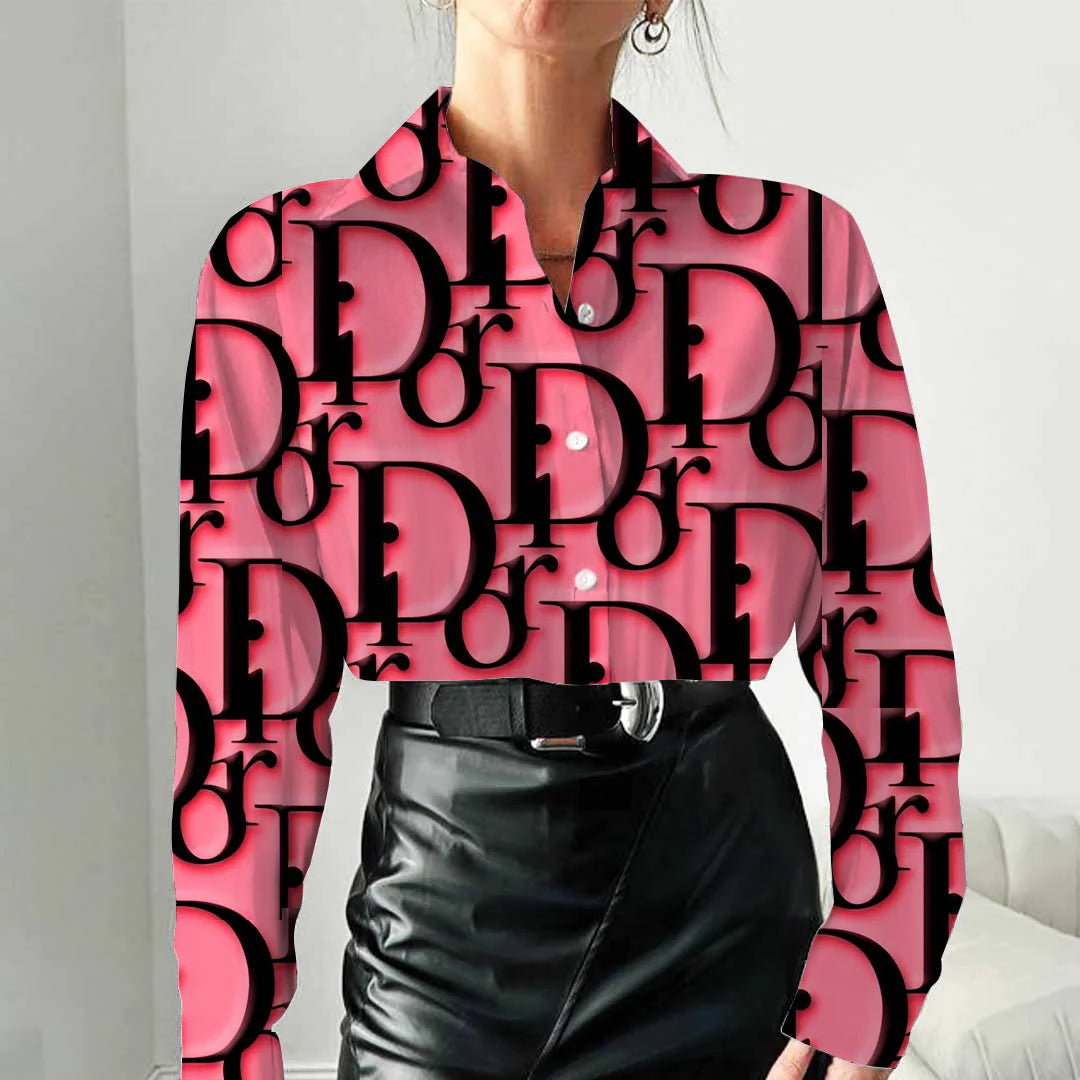 New Fashion Classic Versatile Long Sleeve Shirt 3D1024052923