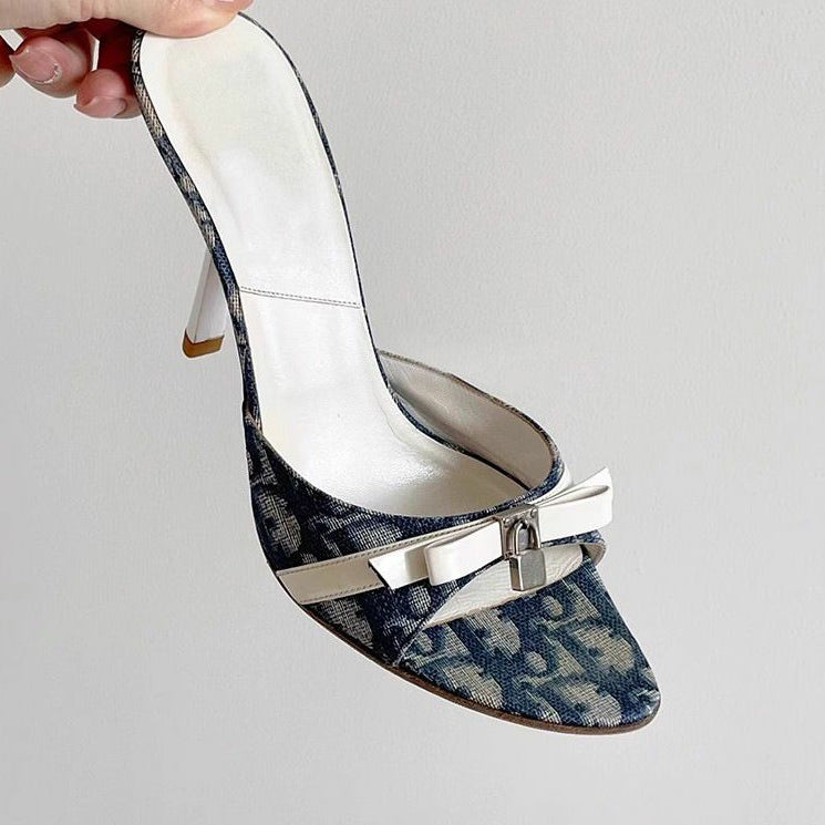 New Fashion D Logo Handmade Women's High Heeled PD052025051210