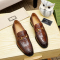 New Luxury G Crocodile Pattern Dress Shoes XC0424111805