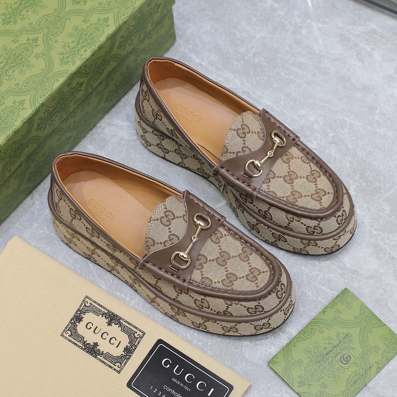New Luxury G Platform Slip-on Shoes 0424082622