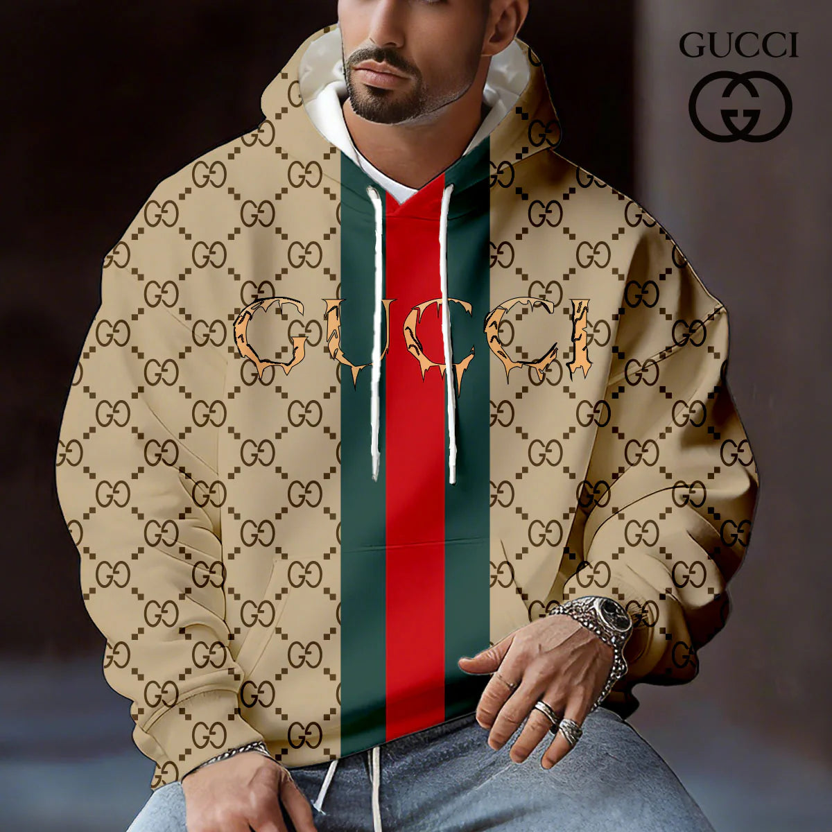 Fashion Zipper Hoodie 3D1425122502
