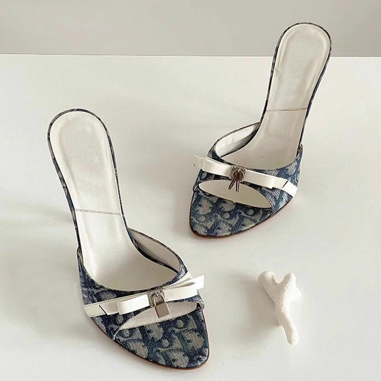New Fashion D Logo Handmade Women's High Heeled PD052025051210